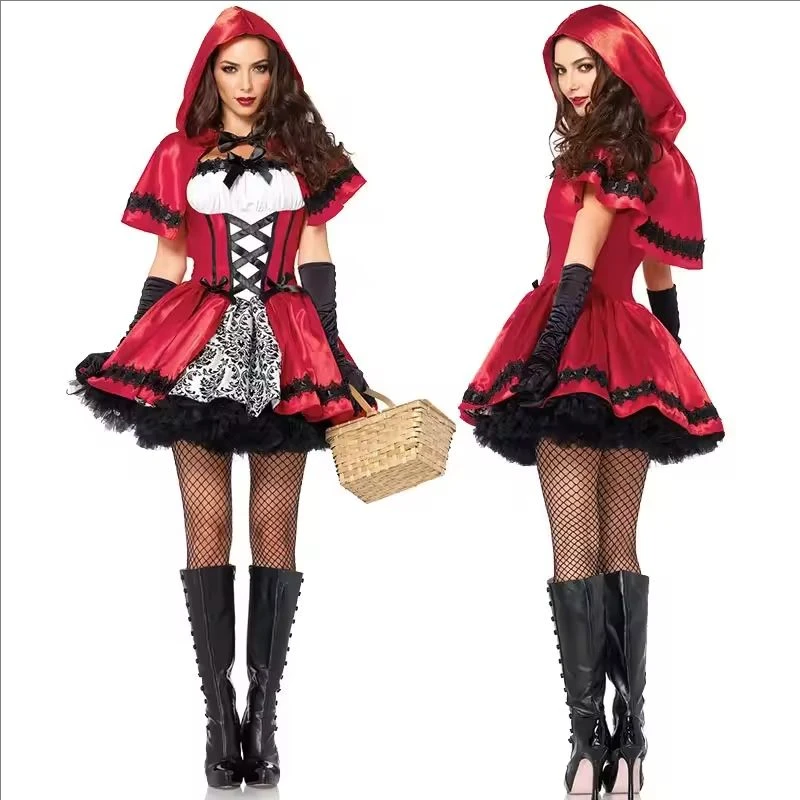Spiderman Jumpsuit Kids - Adult Ladies Fairy Tale Little Red