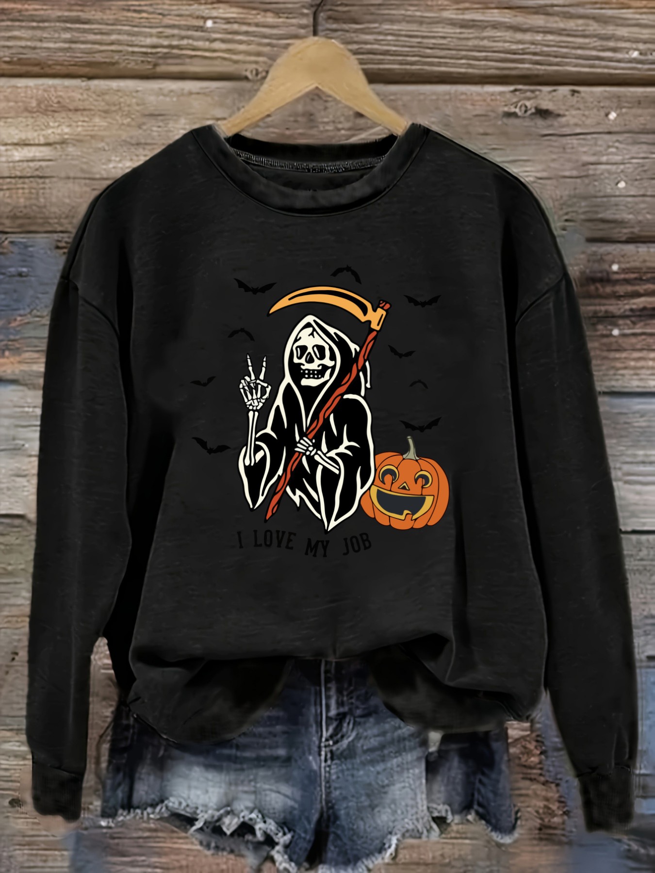 Costumes - Women's Casual Long Sleeve Crew Neck