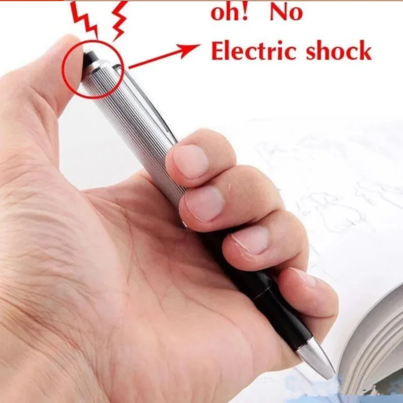 1Pcs Creative Electric Shock P - Shock Pen Prank Toy review and price