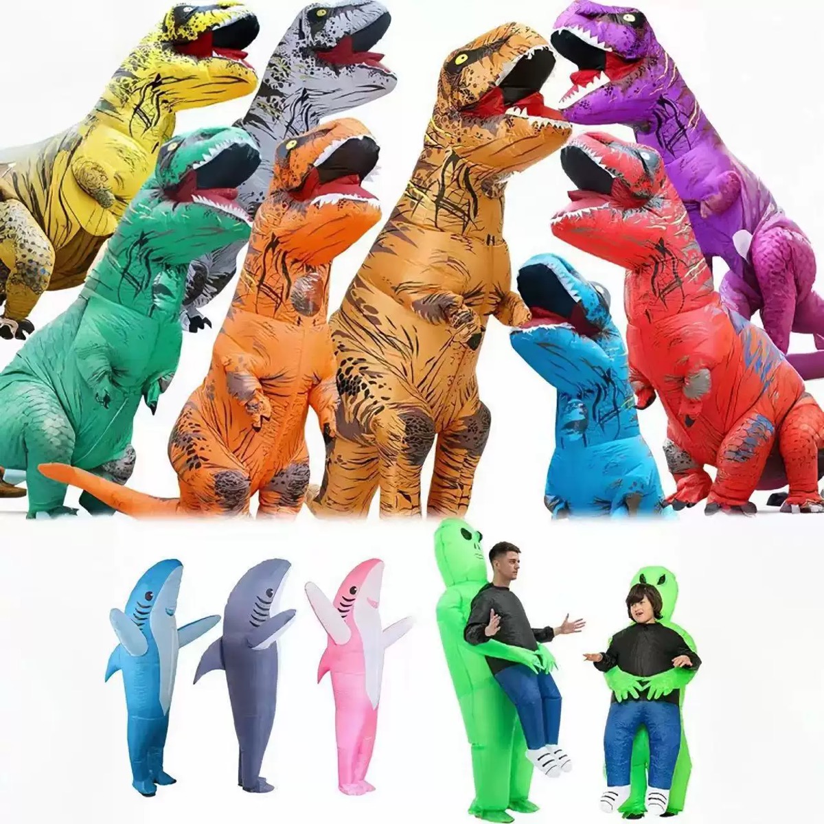Adult Inflatable T-Rex Costume - Inflatable Dinosaur Costume Adult review and price