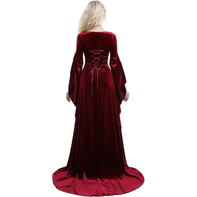 Women Medieval Dress Red Queen - Medieval Renaissance Dress Women review and price