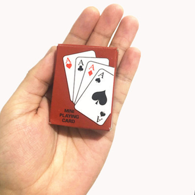 1 Set Mini Poker Playing Cards - Prank Toys review and price