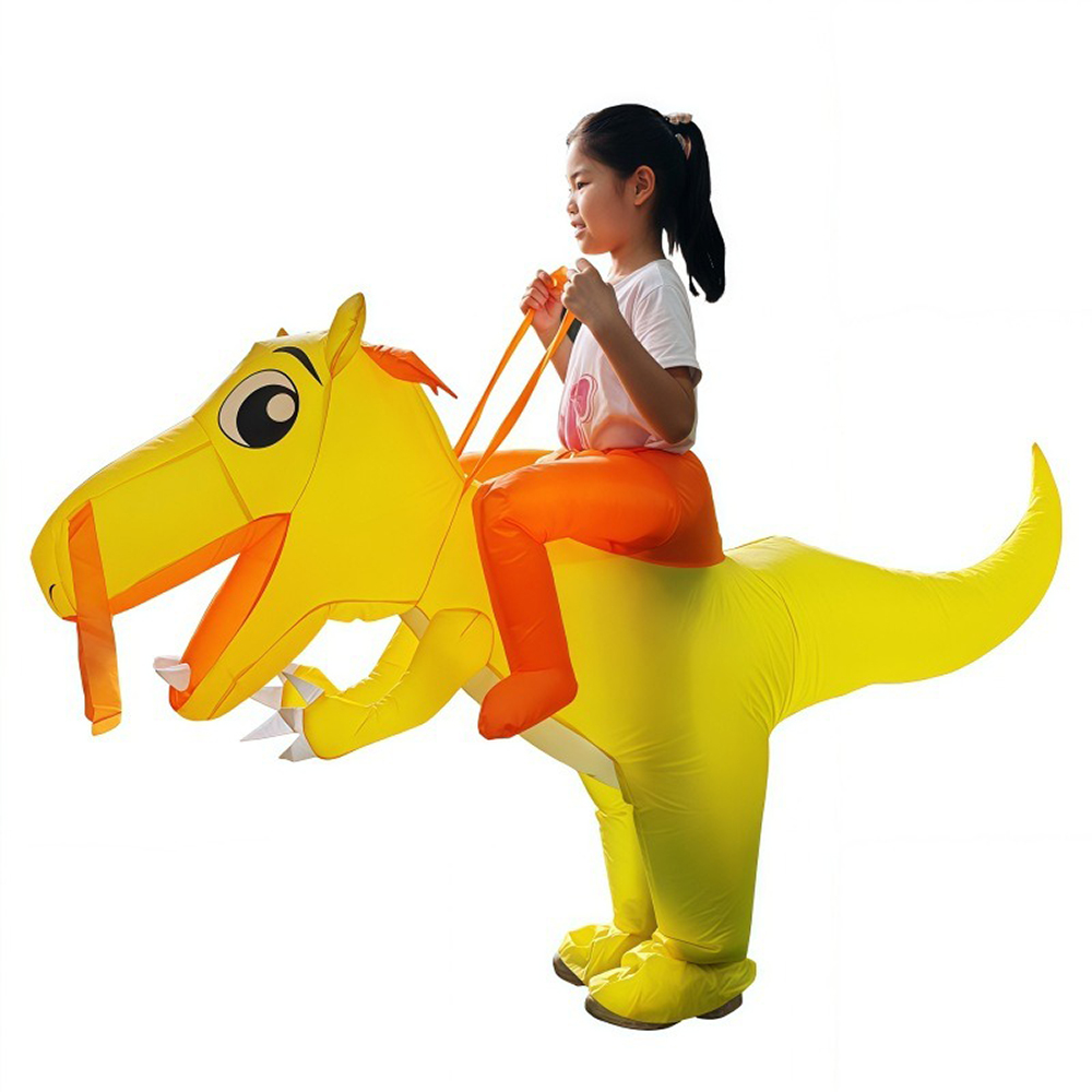 Child Riding Dinosaur Inflatab - Inflatable Dinosaur Costume Adult review and price