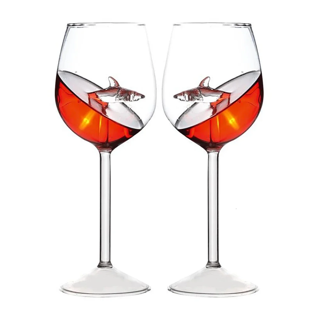 Shark Wine Glasses Cup Europea - Glow In The Dark Party Glasses review and price