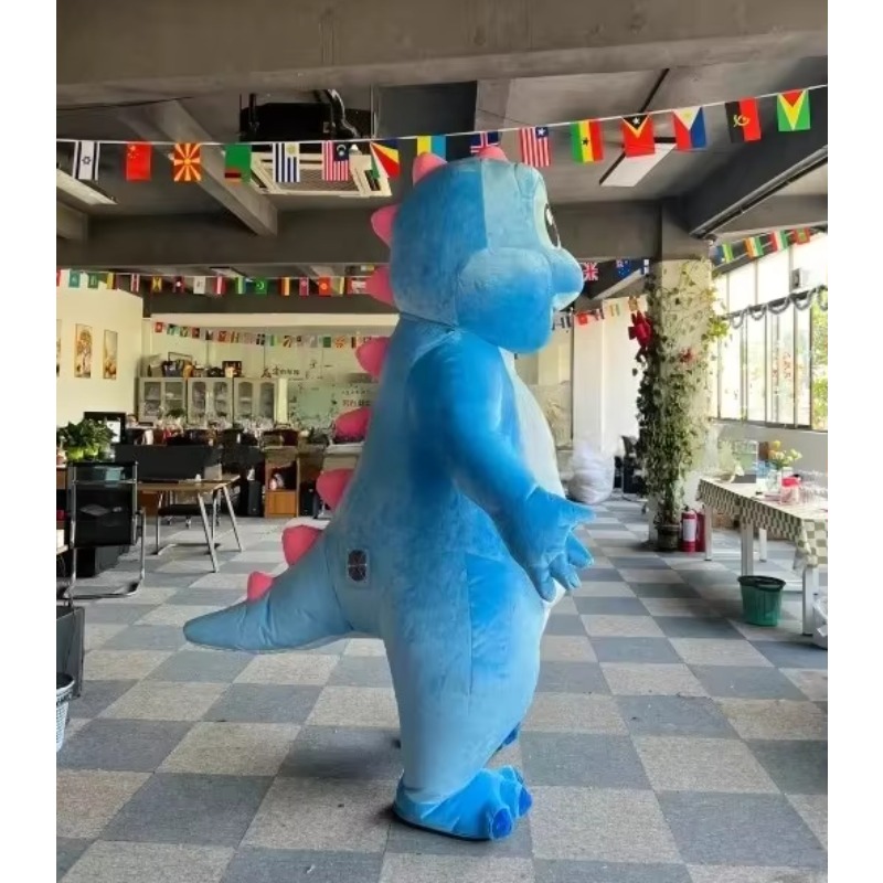 2m/2.6m Inflatable Blue Dragon - Inflatable Dinosaur Costume Adult review and price
