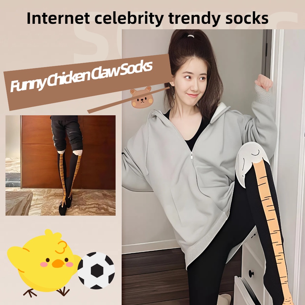 Men Women Funny 3D Chicken Soc - Funny Chicken Leg Socks review and price
