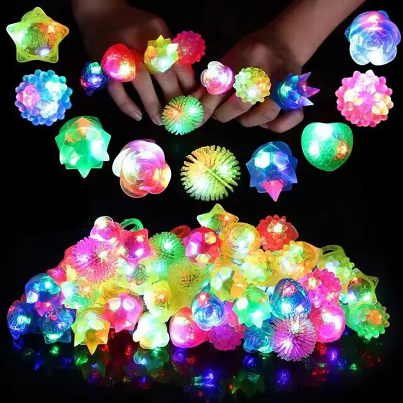 20/30/50pcs Glowing Rings LED  - Glow In The Dark Party Glasses review and price