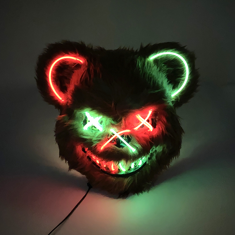Halloween Light Up Horror Anim - Led Purge Mask Halloween review and price