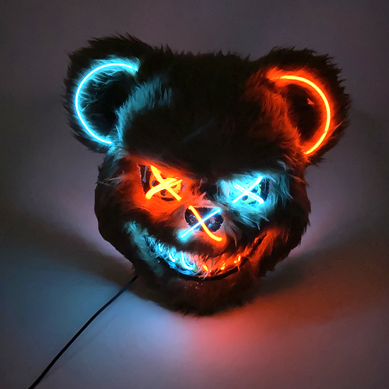 Halloween Light Up Horror Anim - Led Purge Mask Halloween review and price