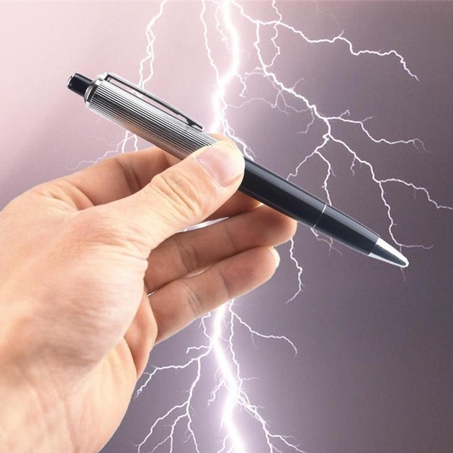 1 Pcs Creative Fancy Ball Poin - Shock Pen Prank Toy review and price