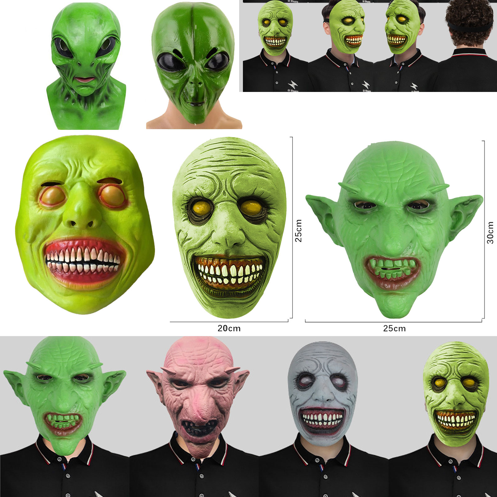 Halloween Alien Mask Realistic - Latex Alien Mask Realistic review and price
