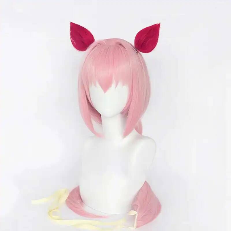 Uma Musume Haru Urara Cosplay  - Anime Cosplay Wig Heat Resistant review and price