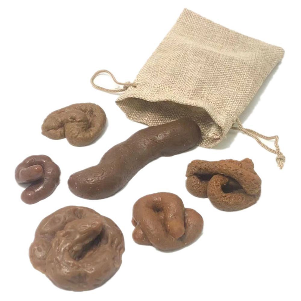 6Pcs Joke Tricky  Gadget Squis - Fake Poop Gag Gift review and price