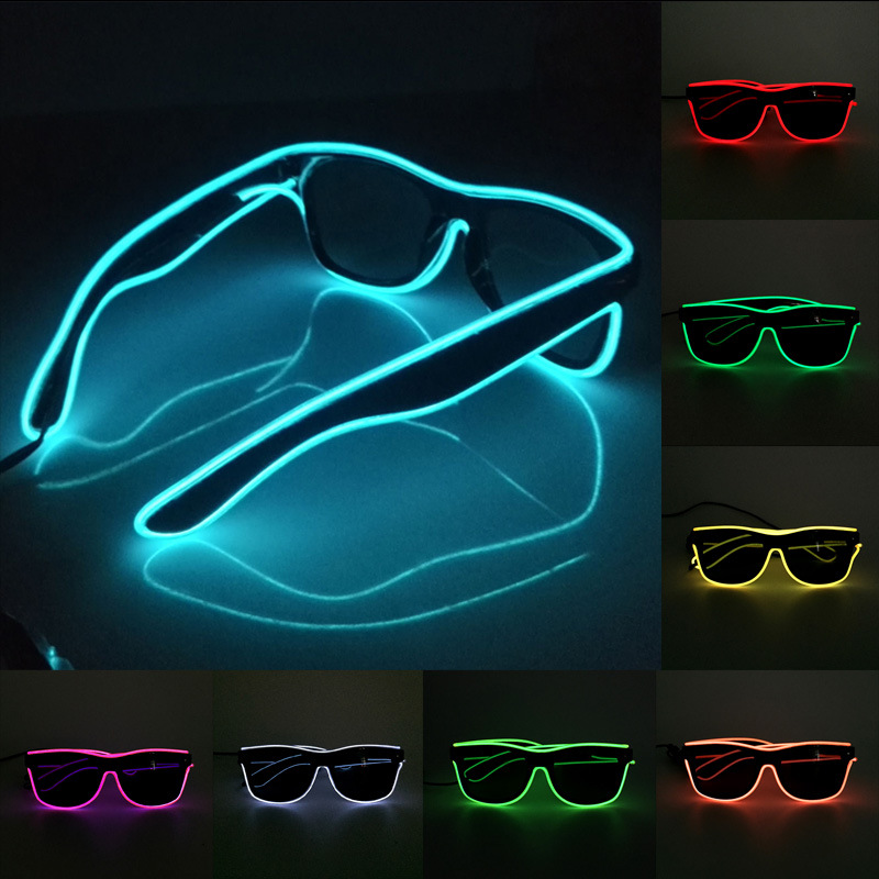 1PC Flashing EL Wire Led Glass - Glow In The Dark Party Glasses review and price