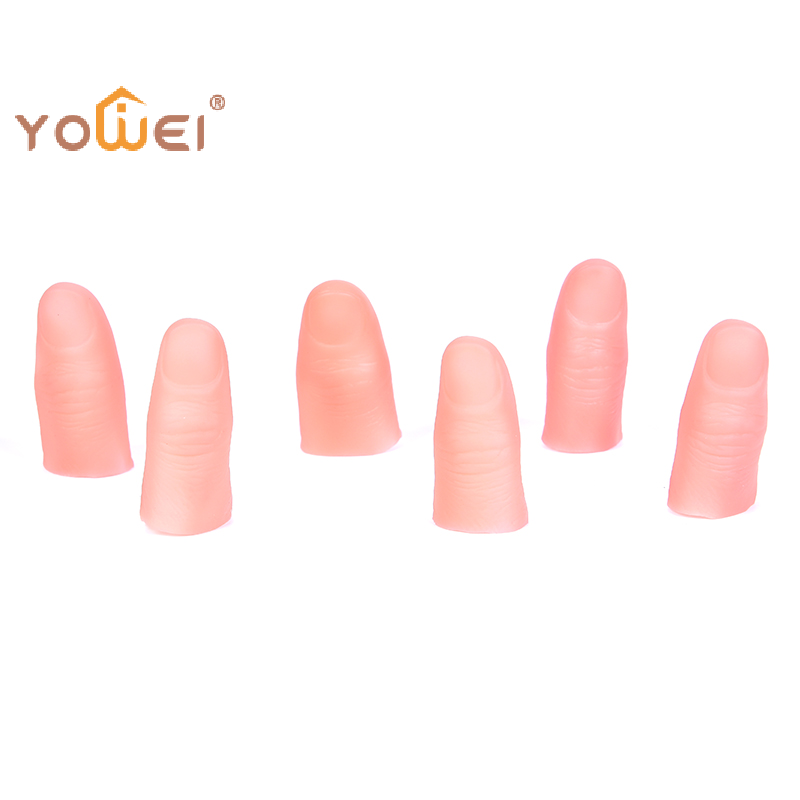 Latest3Pcs/set Fake Soft Thumb - Thumb Tip Magic Trick Set review and price
